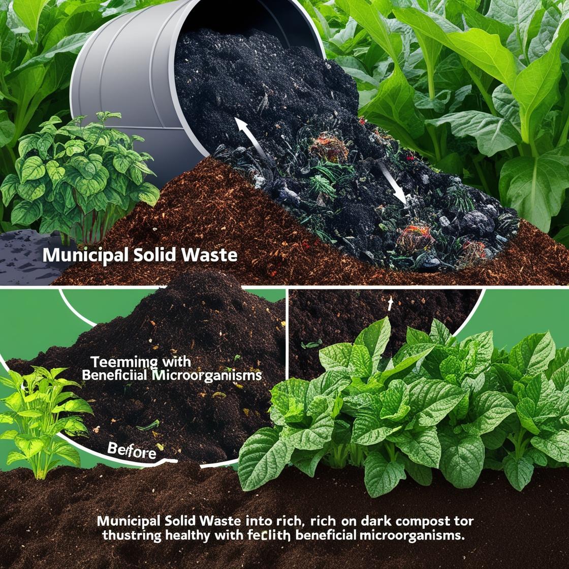 Turning Municipal Waste into Agricultural Treasure: How MSW Compost Can Revitalize Soil Microbial Health