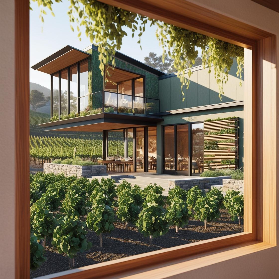 Exploring Sustainable Winery Design: The Medlock Ames Tasting Room in Healdsburg, CA