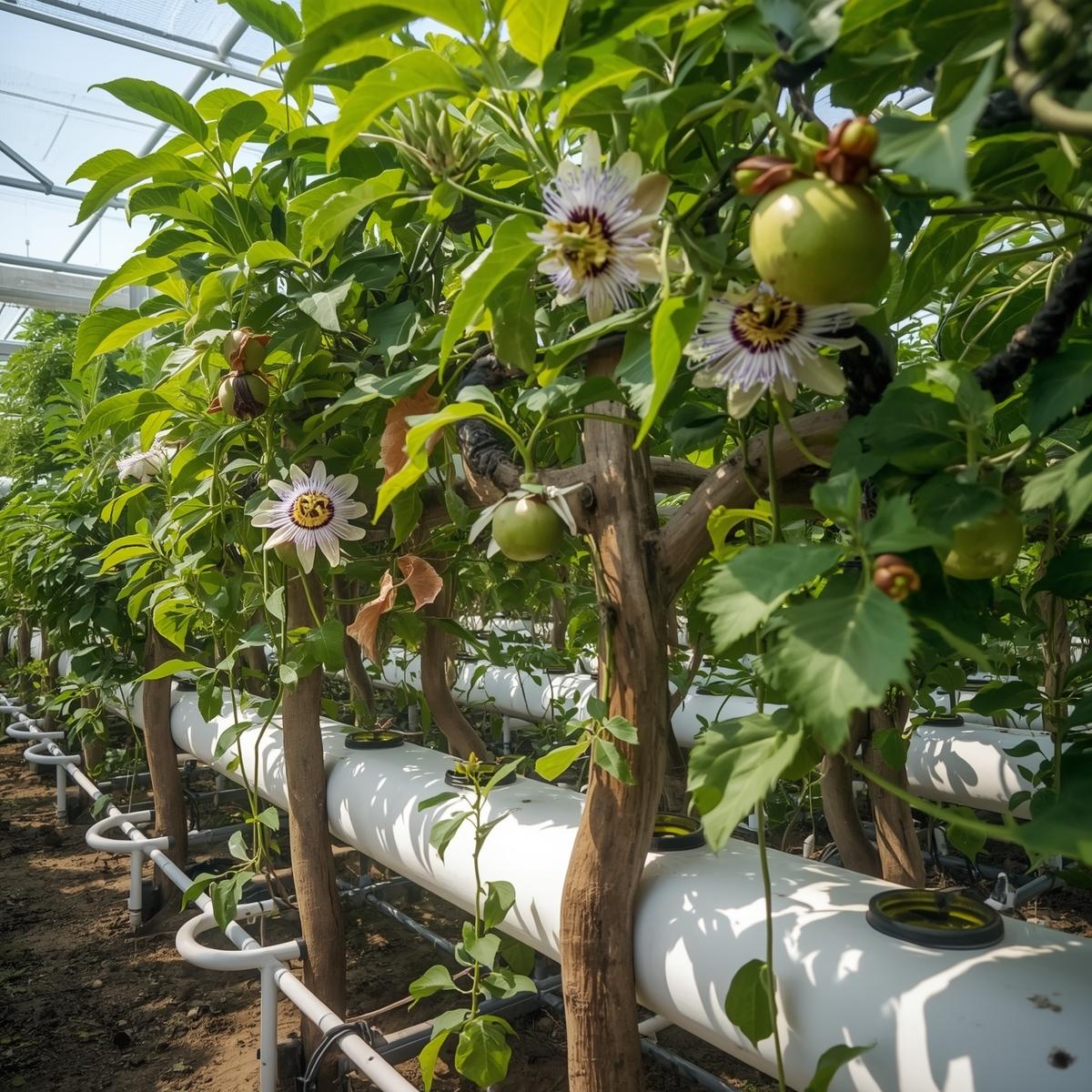 Grow Passionfruit Hydroponically with Vine Support (3)