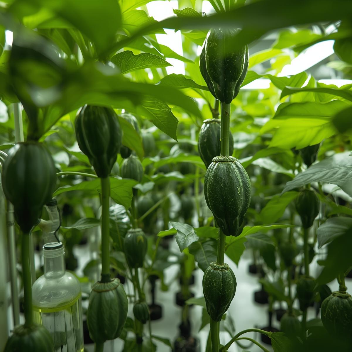Growing Cocoa (Theobroma cacao) Hydroponically