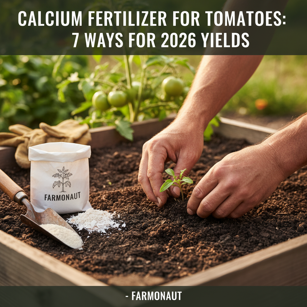 Calcium Fertilizer For Tomatoes: 7 Ways For 2026 Yields - Farmonaut