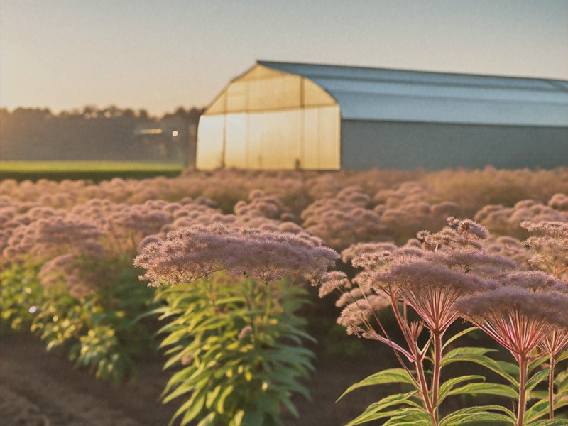 High-quality visualization of how to grow joe pye weed in california (usa): hydroponic & cea blueprint – complete how to featuring advanced farming techniques, hydroponics, and sustainable agriculture.