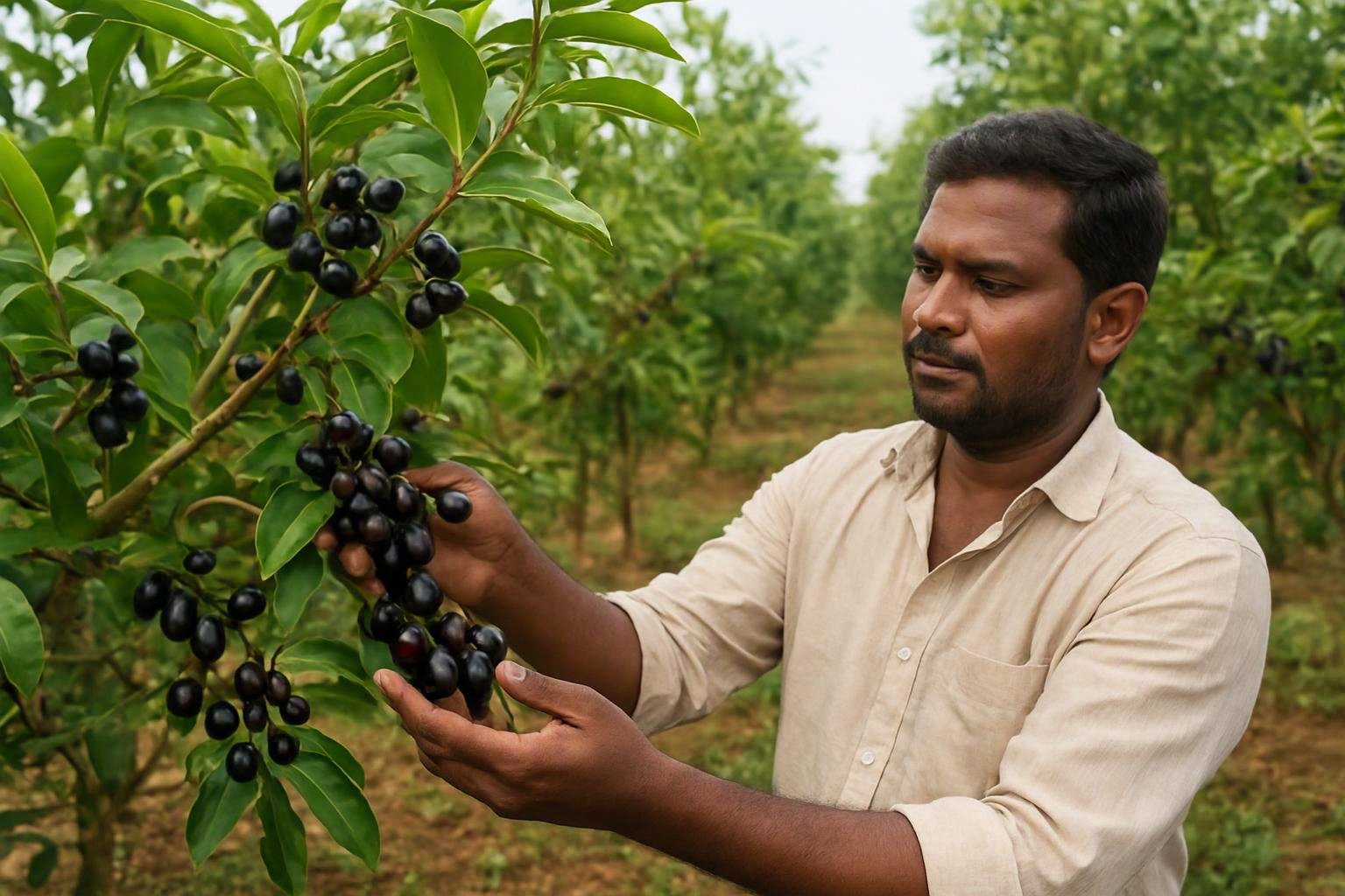 Java Plum (Jamun) Farming in Kongu Nadu
