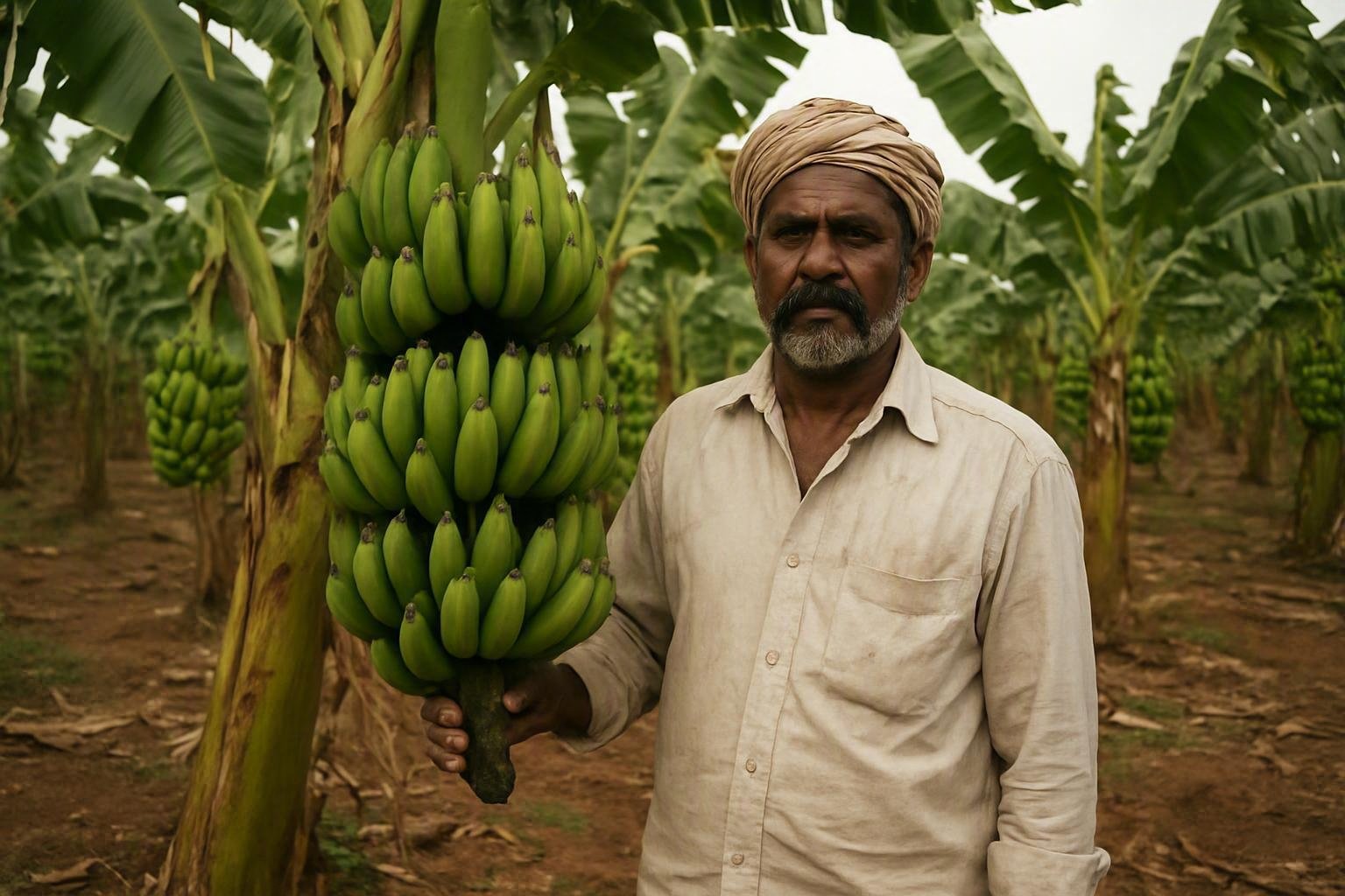 Raw Banana (Plantain) Farming on the Deccan Plateau