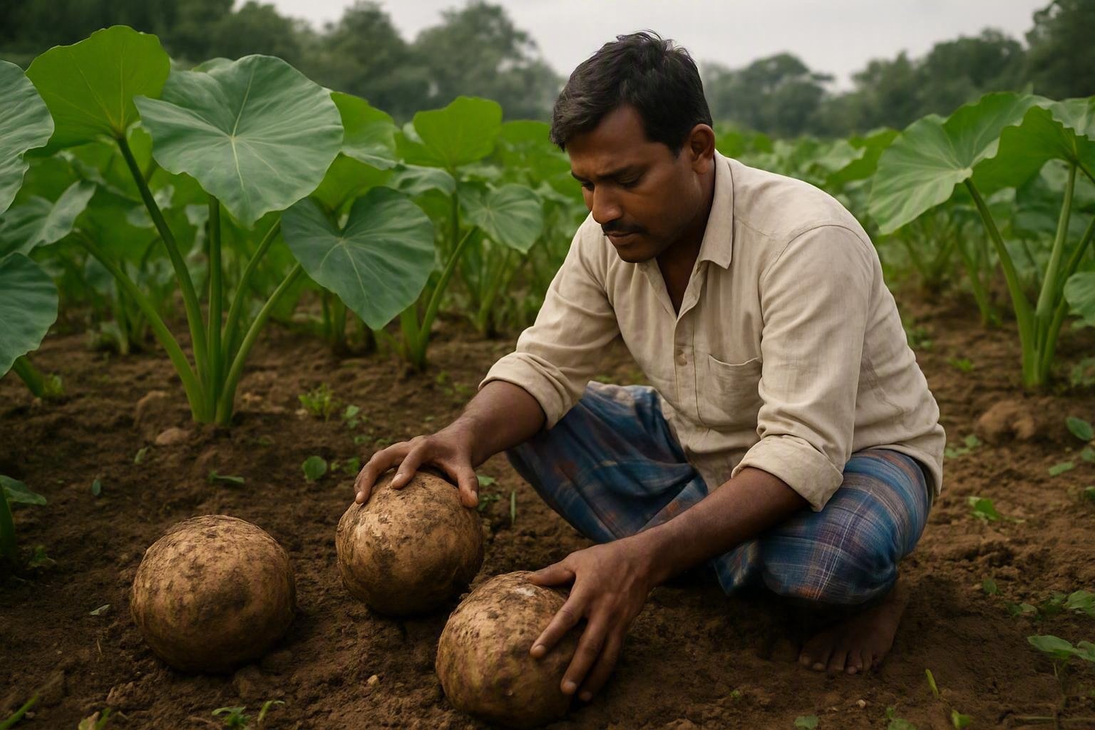 Elephant Foot Yam (Suran) Farming: Practical Guide for Ujs