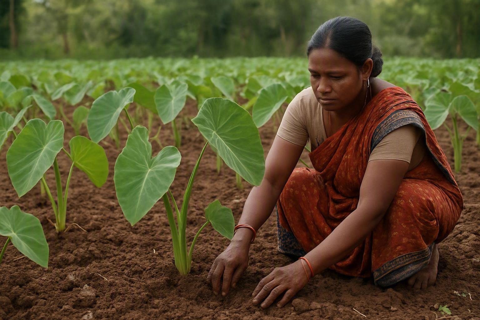 Colocasia Farming in Jharkhand: Soil to Harvest Guide