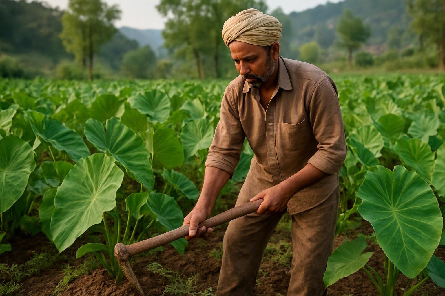 Colocasia (Arvi) Farming in Jammu & Kashmir: Practical Guide