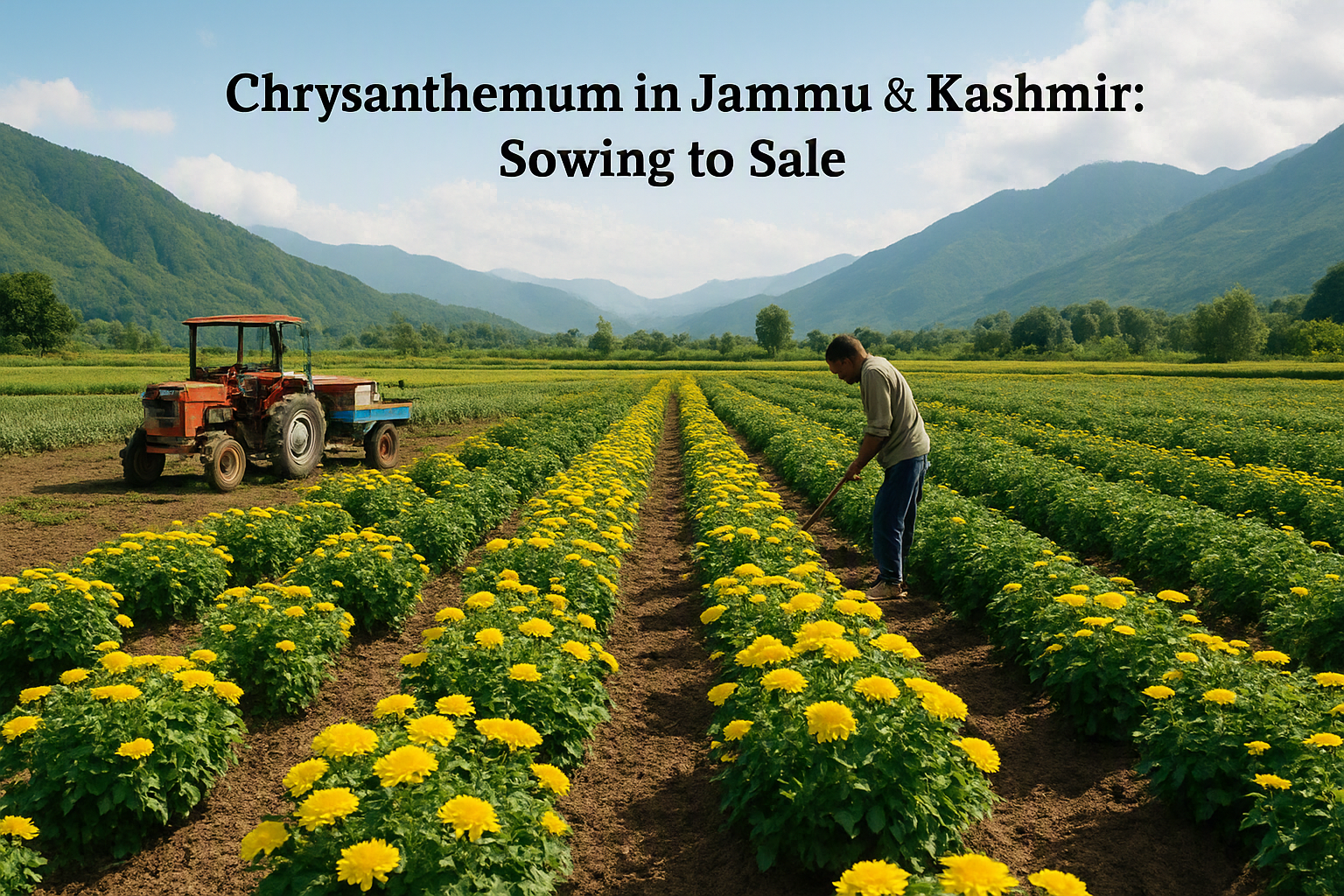 Chrysanthemum in Jammu & Kashmir: Sowing to Sale