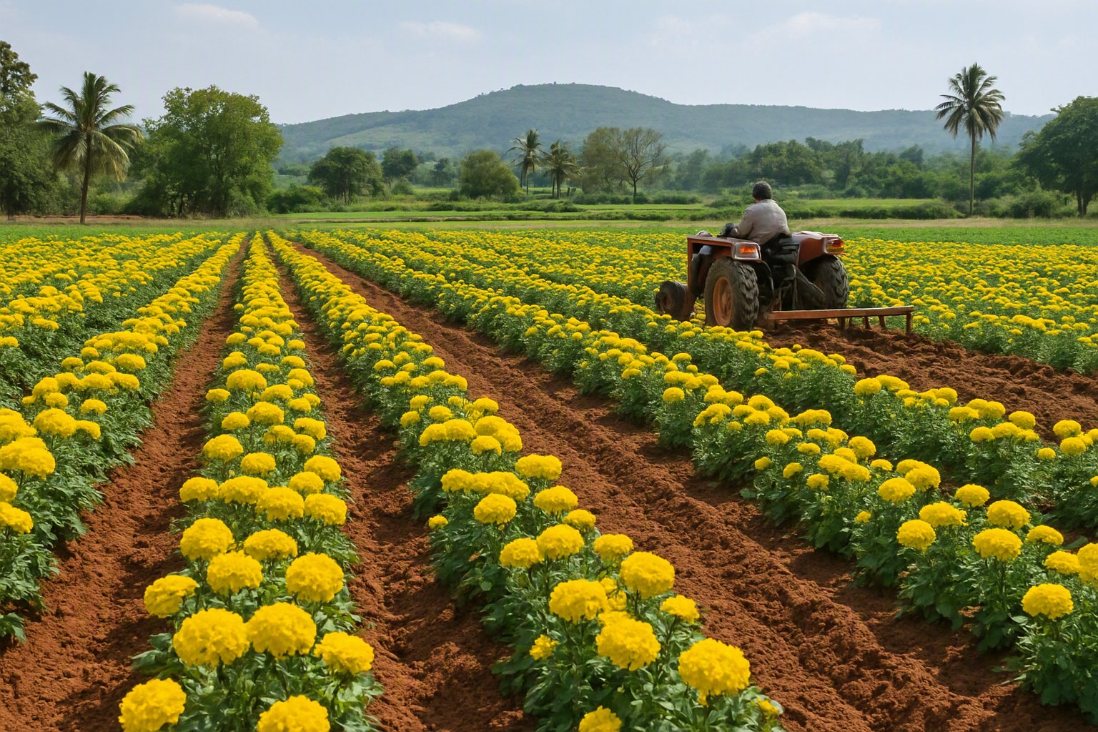Chrysanthemum in South Karnataka: Sowing to Market