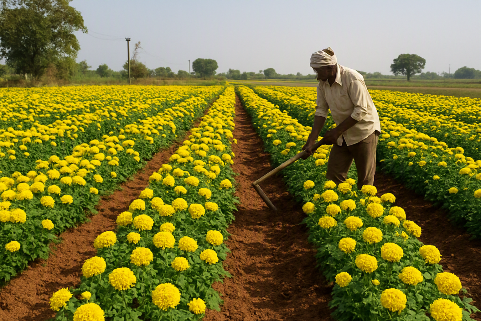 Chrysanthemum in Telangana: Sowing to Sale Guide