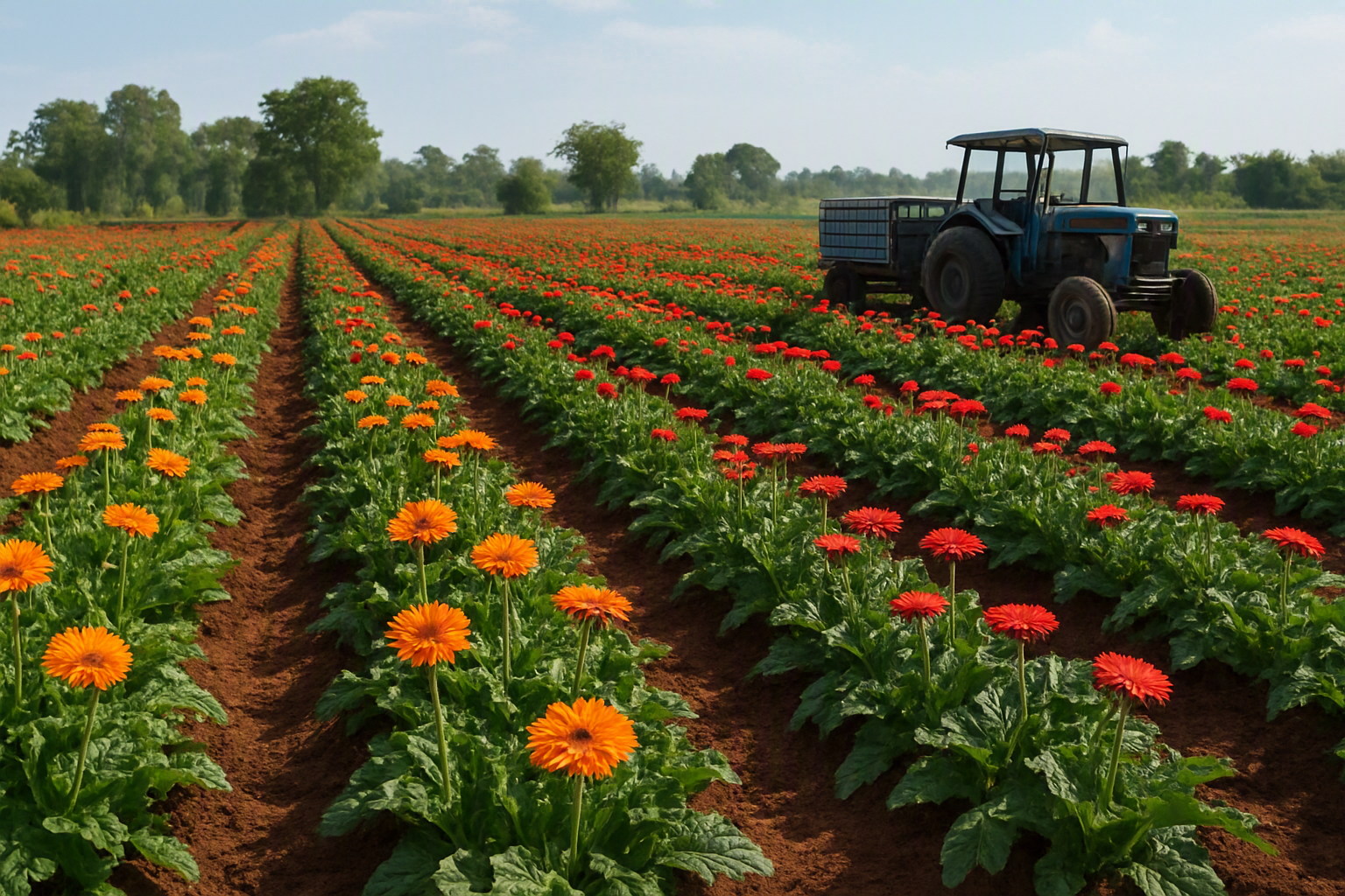 Gerbera in Krishna Godavari: Complete Cultivation Guide