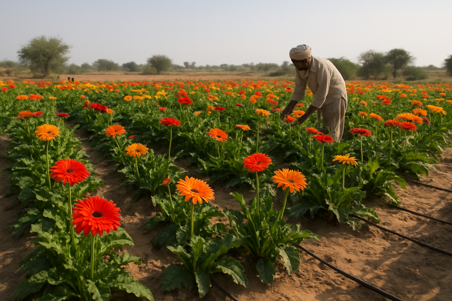 Gerbera in the Thar Desert: Practical Cultivation Guide