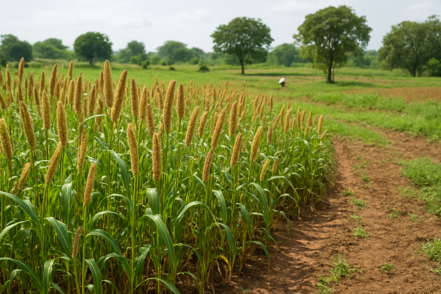 Growing Barnyard Millet (Sanwa) in Kongu Nadu