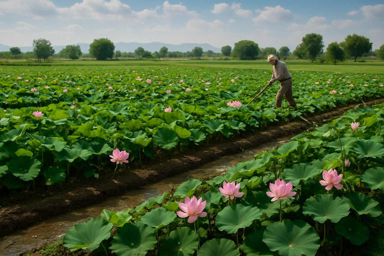 Growing Lotus in the Indus Valley: Practical Farming Guide