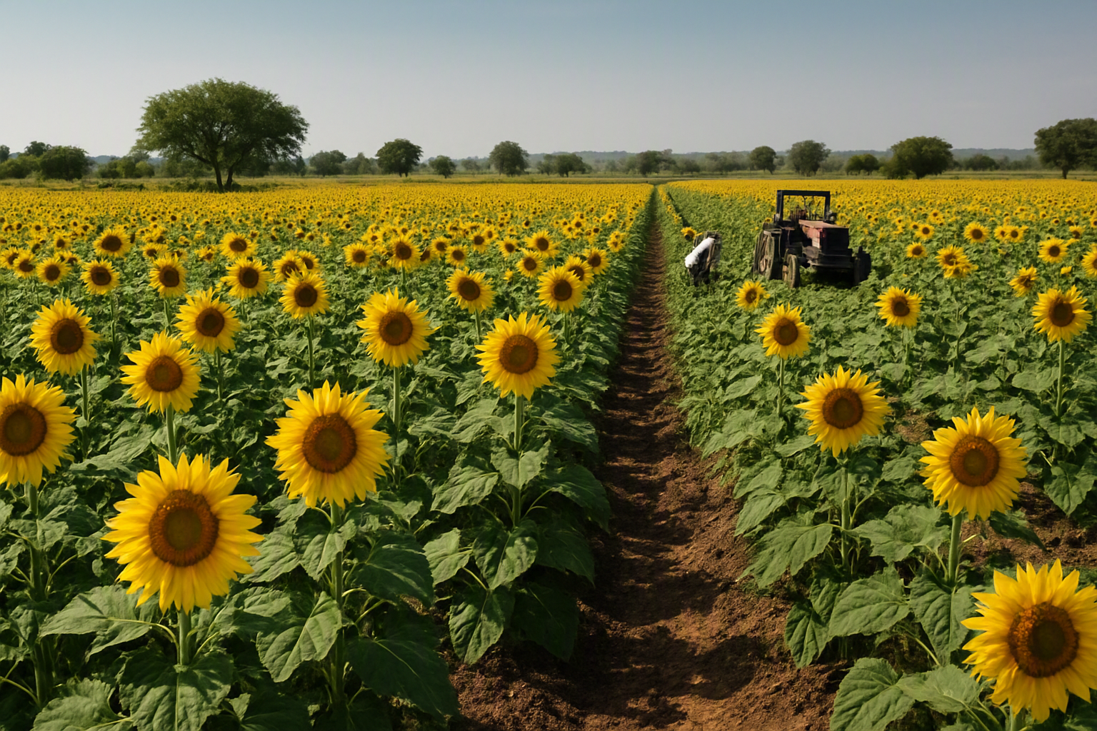 Growing Ornamental Sunflower in Saurashtra