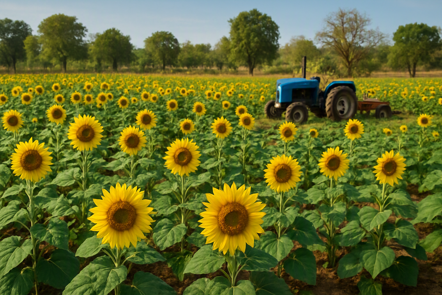 Growing Ornamental Sunflowers in Chhattisgarh
