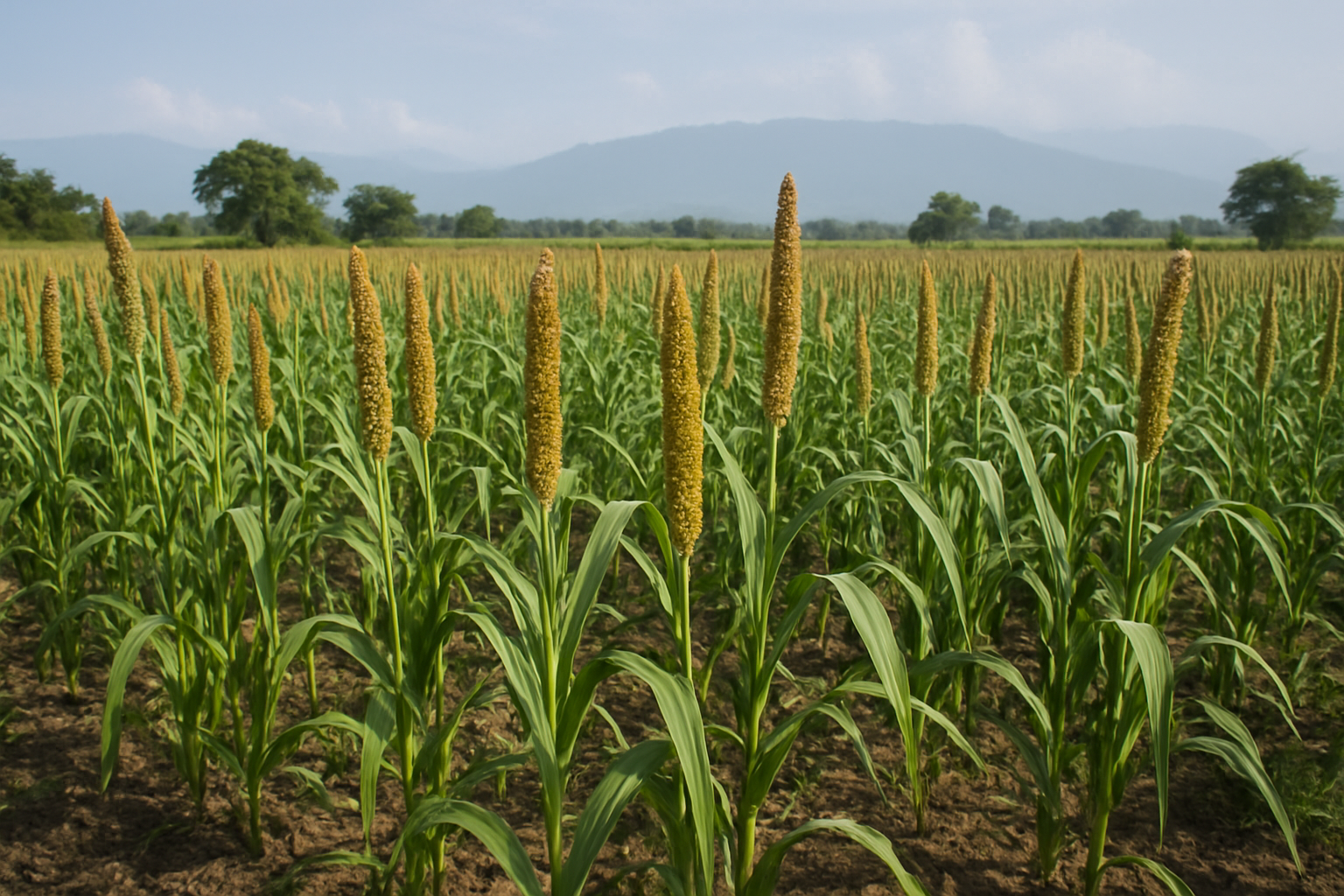Growing Proso Millet (Cheena) in the Brahmaputra Valley