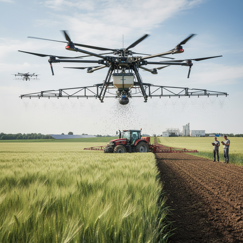 Heavy-Lift Drones: Replacing Tractors for Spraying and Seeding?