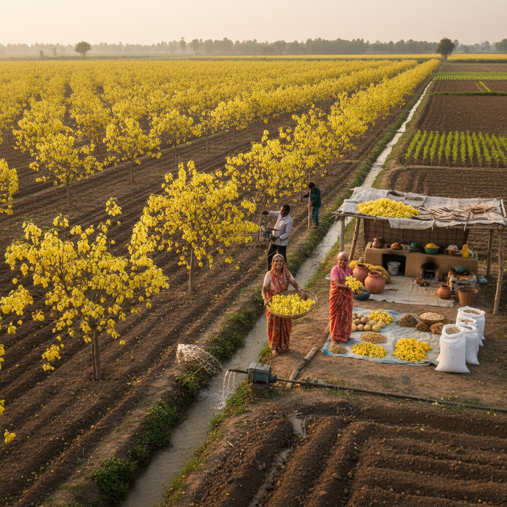 Koelreuteria Cultivation in Uttar Pradesh: Kitchen & Harvest – Varieties, Soil & Harvest