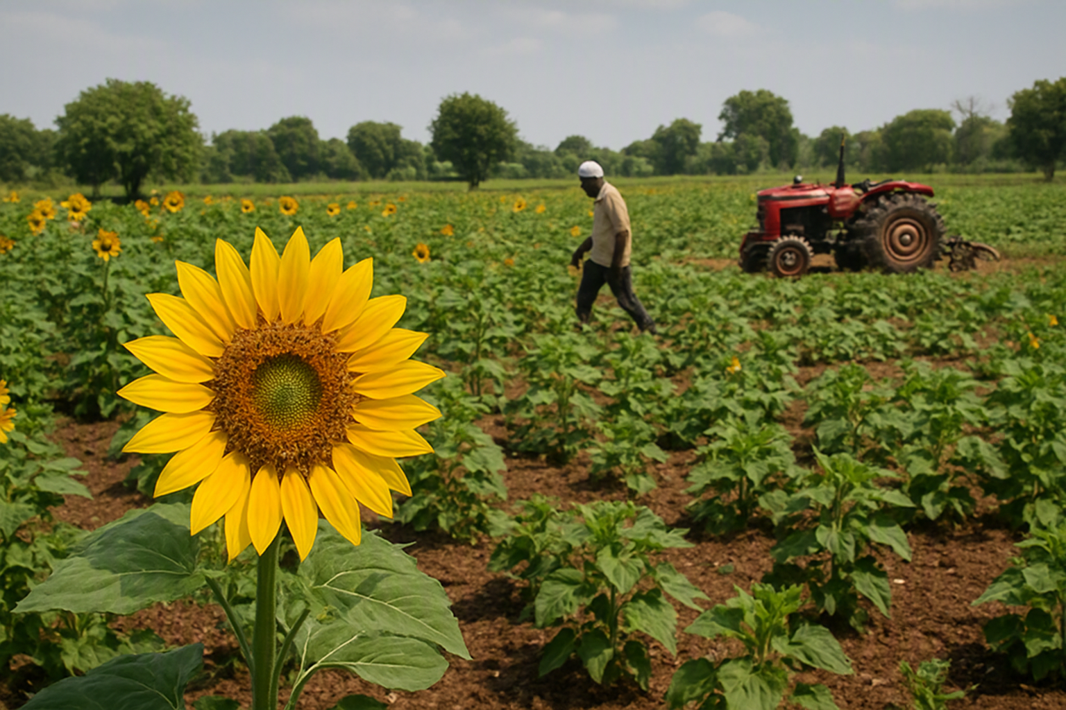 Ornamental Sunflower in Bundelkhand: Sowing to Selling
