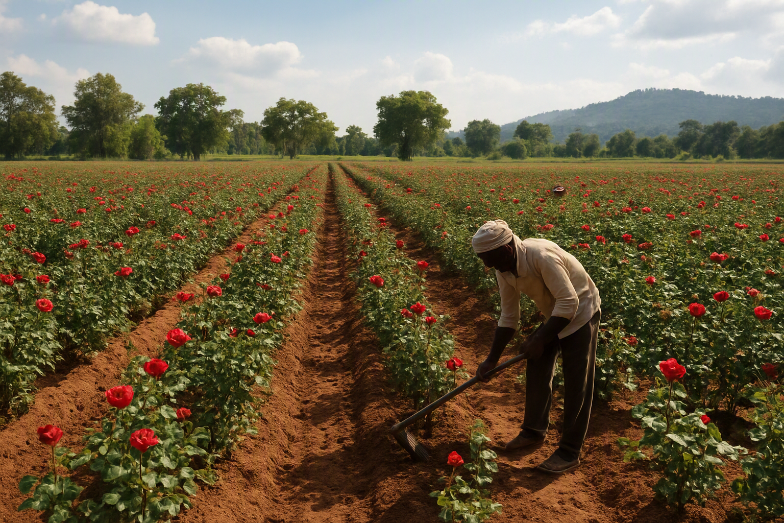 Rose cultivation in the Cauvery Basin: sowing to sale