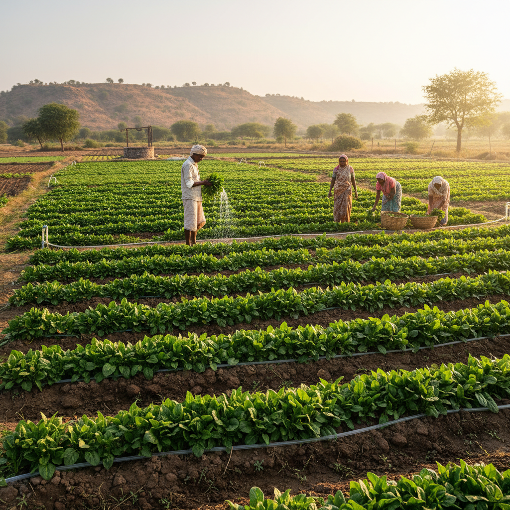 Spinach Farming in Bundelkhand: A Practical Guide to High Yields