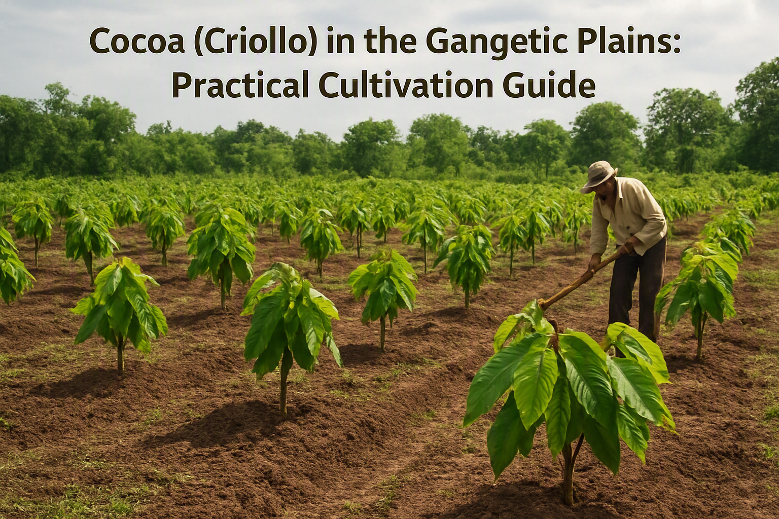 Cocoa (Criollo) in the Gangetic Plains: Practical Cultivation Guide
